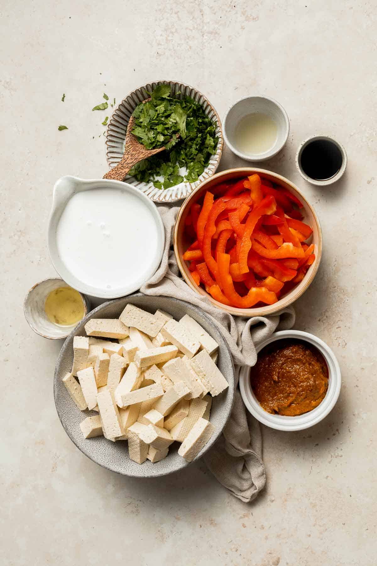 Quick and easy Tofu Coconut Curry is nourishing, satisfying, and so delicious. It's ready in just 20 minutes, making it a one pot meal for busy weeknights. | aheadofthyme.com