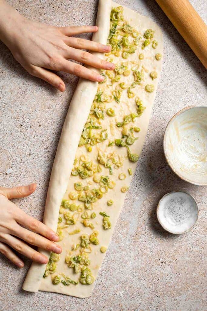 Chinese Scallion Pancakes are crispy, flaky, and packed with savory flavor in every bite. Better than takeout and surprisingly easy to make at home! | aheadofthyme.com