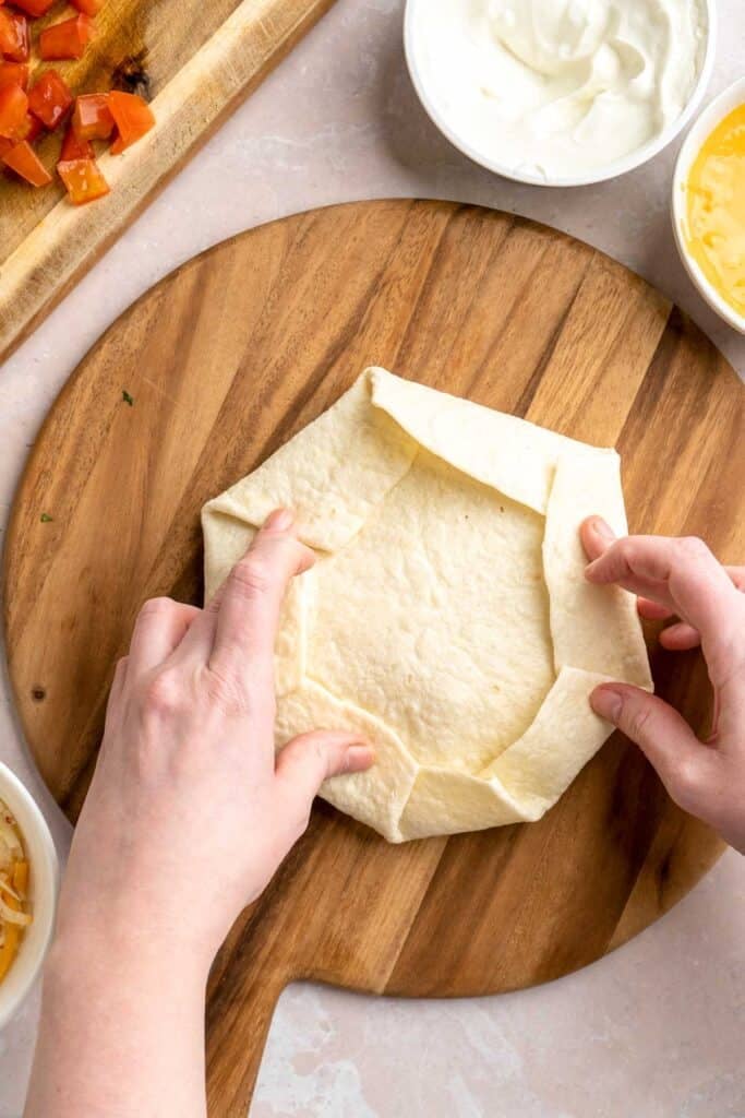 Homemade Crunchwrap is a crispy, cheesy, flavor-packed meal inspired by the fast-food favorite — only better! Easy to customize and freezer-friendly too. | aheadofthyme.com