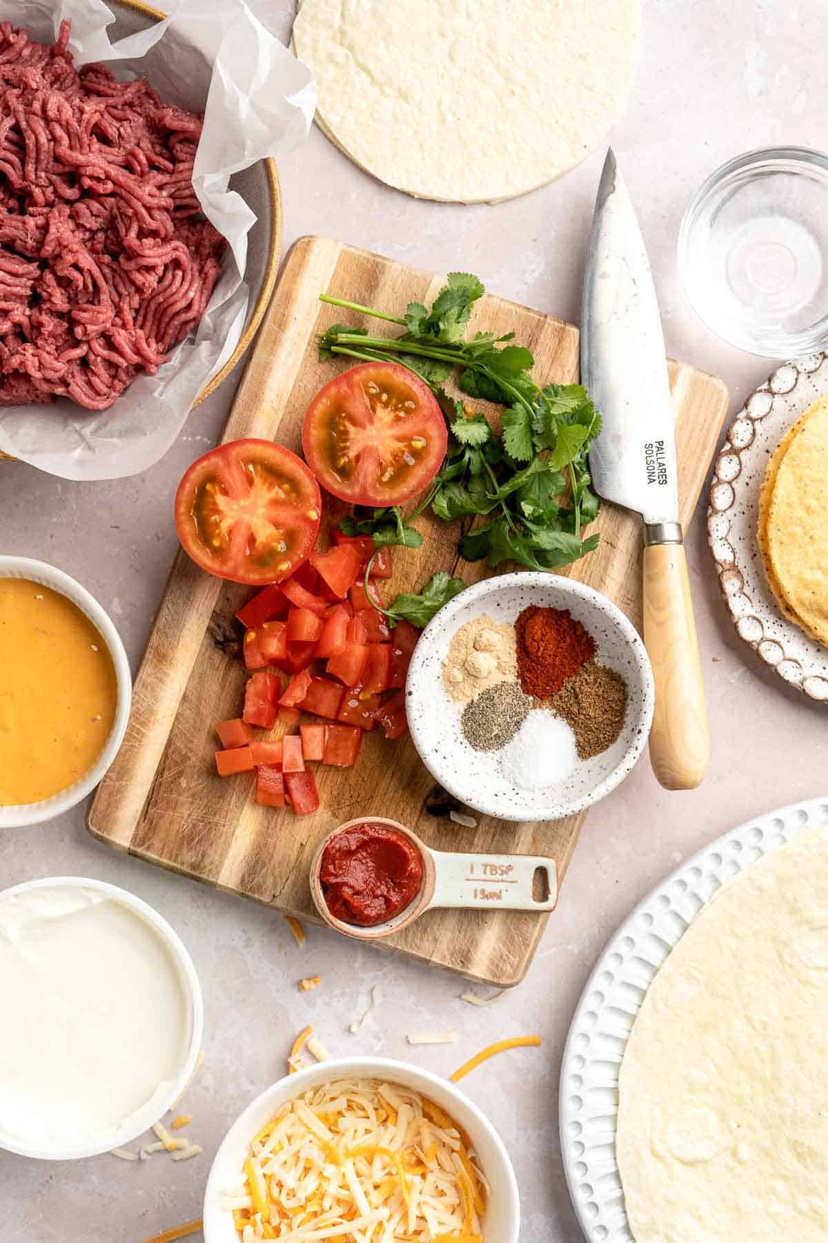 Homemade Crunchwrap is a crispy, cheesy, flavor-packed meal inspired by the fast-food favorite — only better! Easy to customize and freezer-friendly too. | aheadofthyme.com