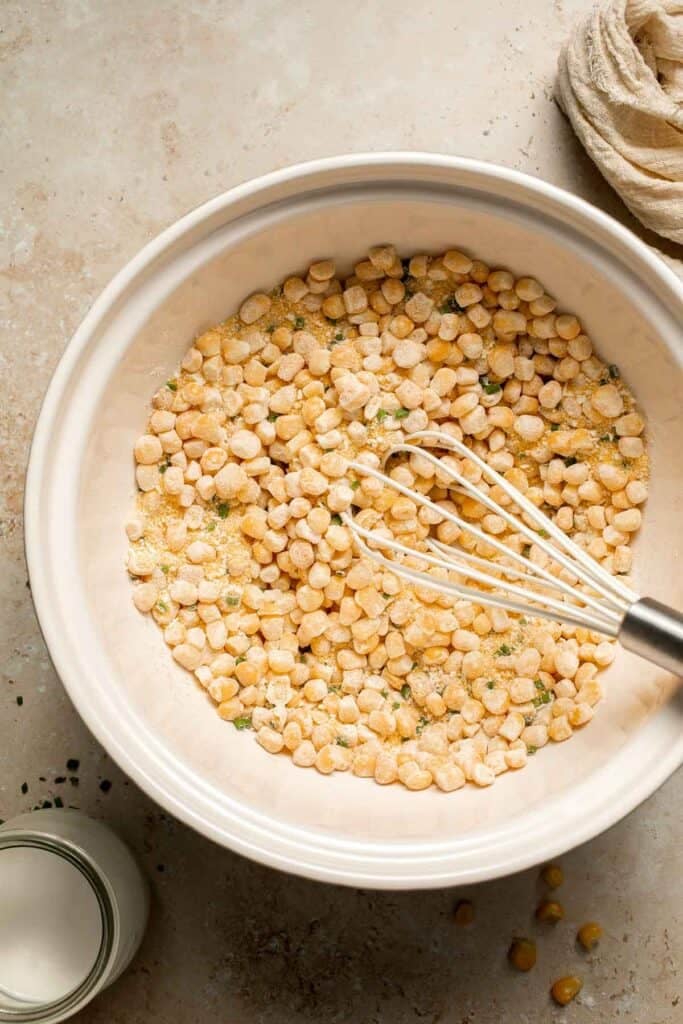 Crispy Corn Fritters are golden, savory, and quick to make. Perfect as a snack, appetizer, or side with your favorite summer meals! | aheadofthyme.com