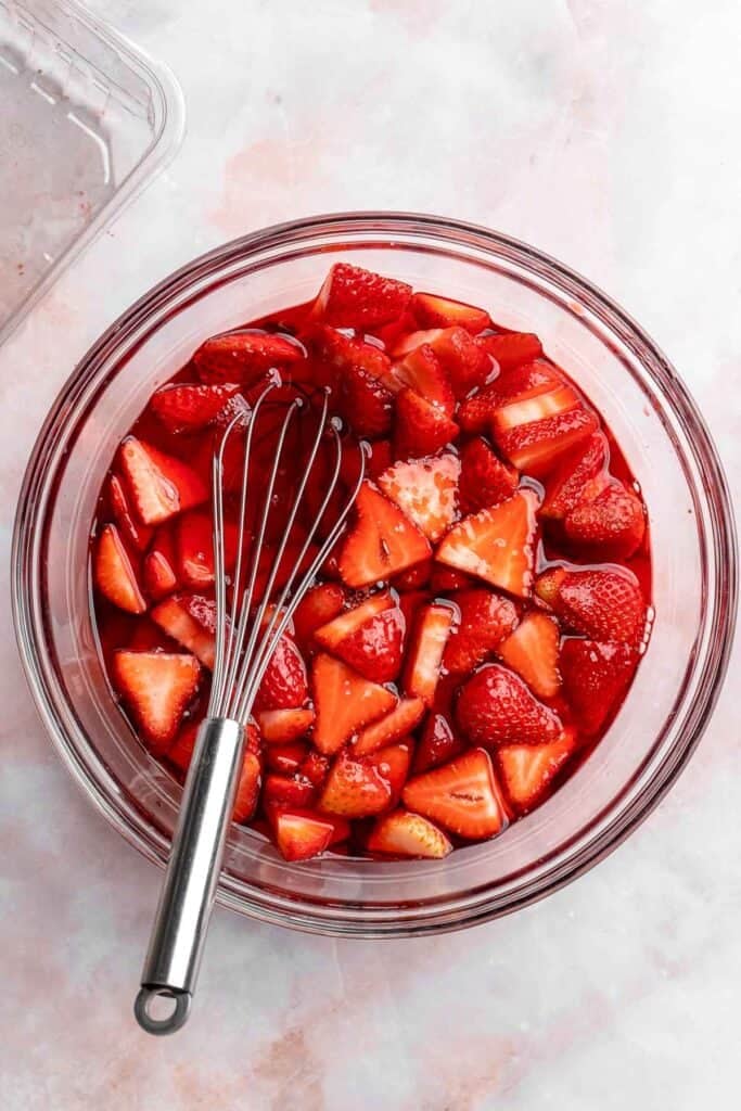 This Strawberry Pretzel Salad features a buttery pretzel crust, creamy filling, and fruity Jello topping — perfect for summer parties and potlucks! | aheadofthyme.com