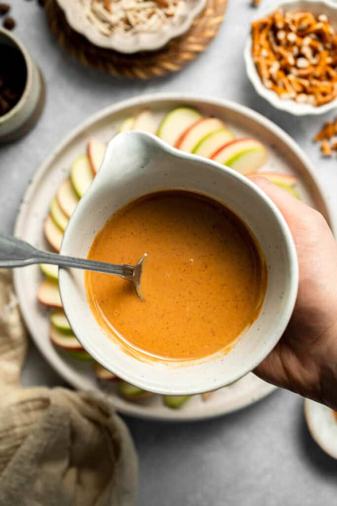 Apple Nachos are a quick, healthy snack made with crisp apples, nut butter, and toppings. Fun, customizable, and ready in minutes! | aheadofthyme.com