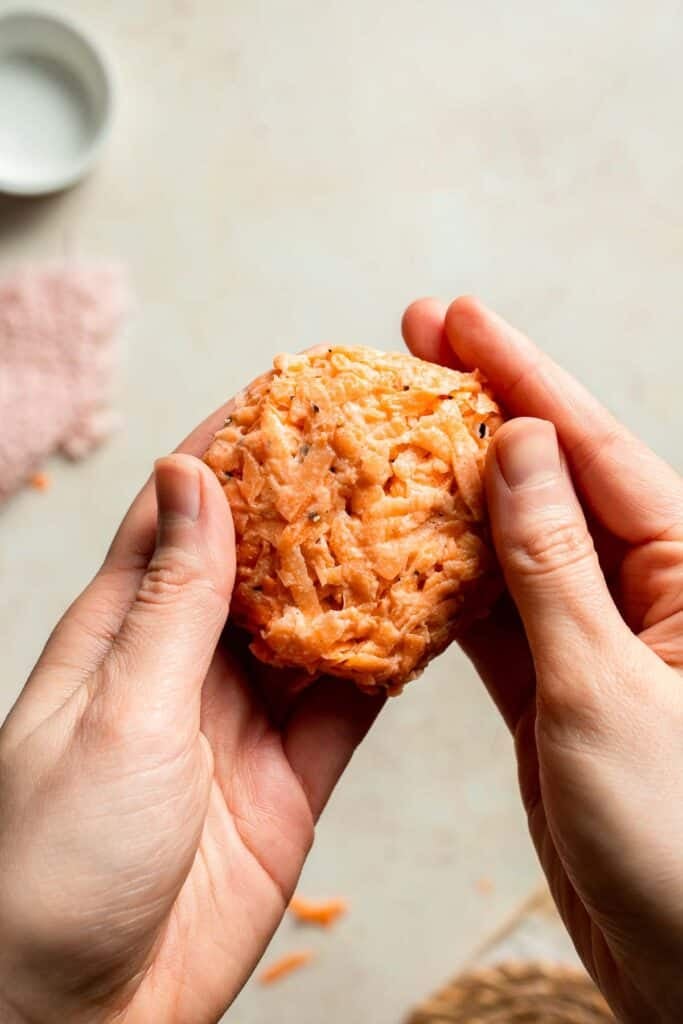 Crispy Sweet Potato Hash Browns are a quick, easy, and healthy breakfast side. Golden brown edges with tender, flavorful centers every time! | aheadofthyme.com