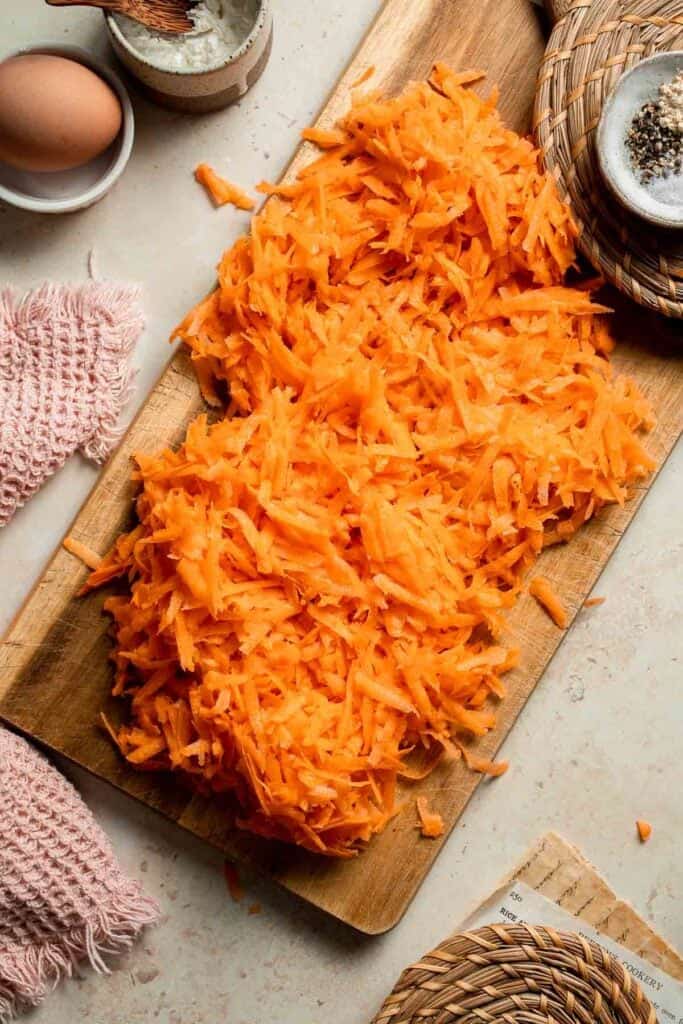 Crispy Sweet Potato Hash Browns are a quick, easy, and healthy breakfast side. Golden brown edges with tender, flavorful centers every time! | aheadofthyme.com