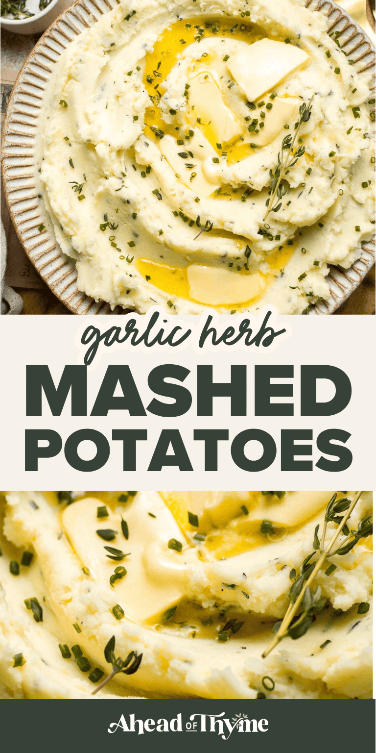 Garlic Herb Mashed Potatoes