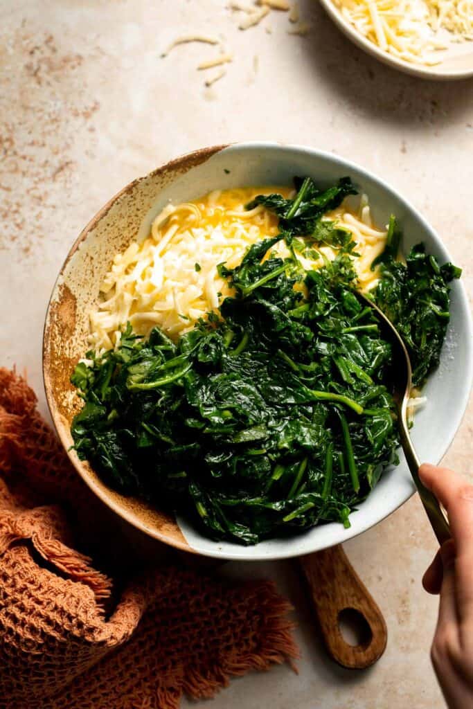 Pumpkin Lasagna with ricotta cheese and spinach is a delicious twist on traditional lasagna - the perfect cozy comfort food for fall. | aheadofthyme.com