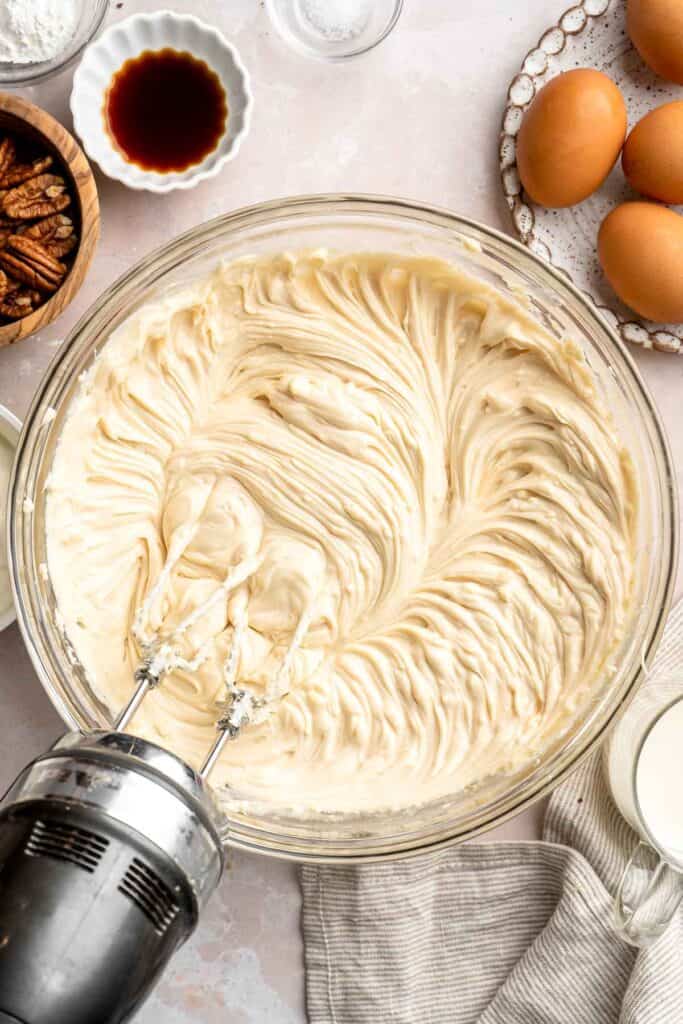 Rich and creamy Turtle Cheesecake with caramel, chocolate, and pecans is a decadent baked dessert with a buttery graham crust and silky filling. | aheadofthyme.com