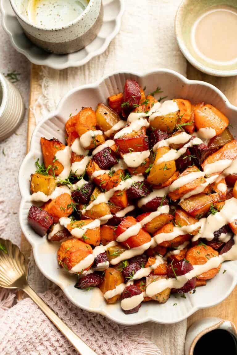 Balsamic Roasted Beets and Carrots - Ahead of Thyme