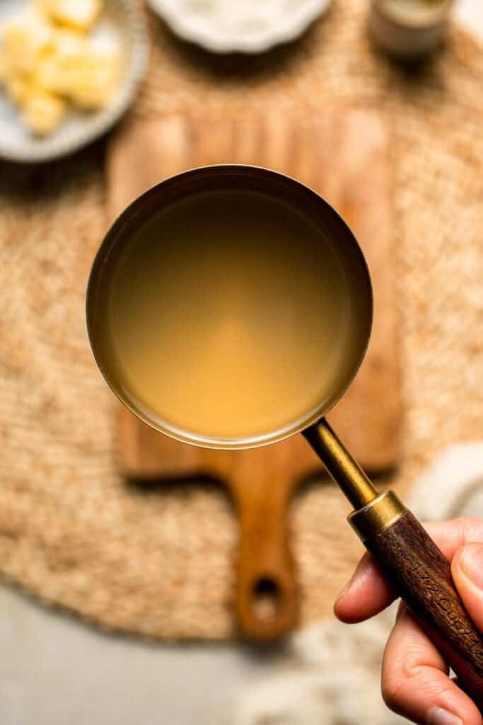 Roasted Brussels Sprouts Pasta is creamy, cozy, and full of caramelized sprouts tossed in a garlic Parmesan sauce. A delicious and easy weeknight dinner. | aheadofthyme.com