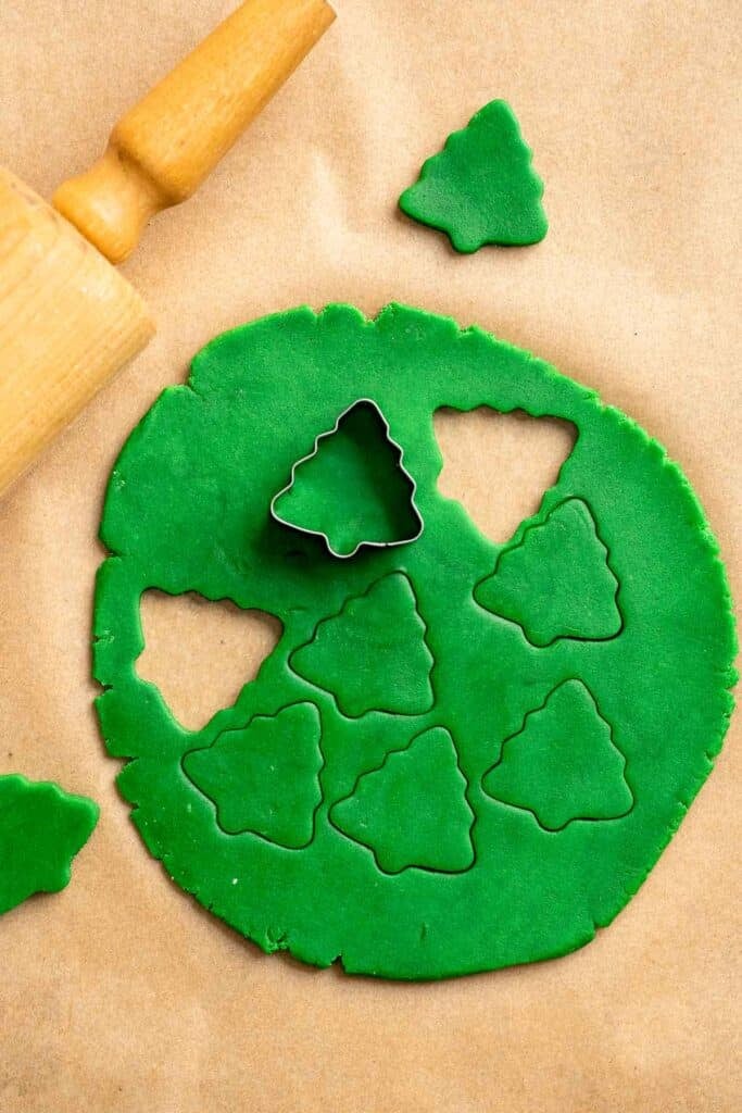 Easy slice and bake Christmas cookies with buttery dough and festive colors, perfect for make ahead holiday baking. | aheadofthyme.com