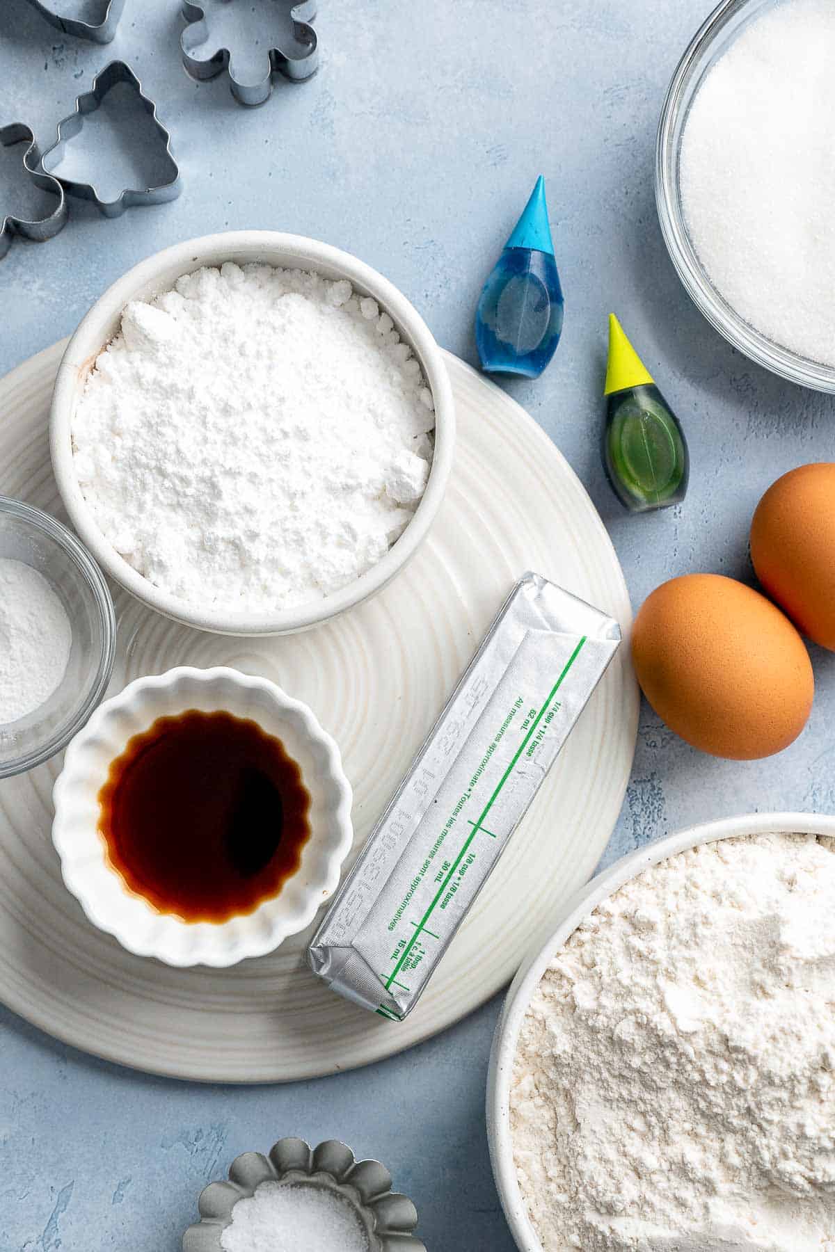 Easy slice and bake Christmas cookies with buttery dough and festive colors, perfect for make ahead holiday baking. | aheadofthyme.com