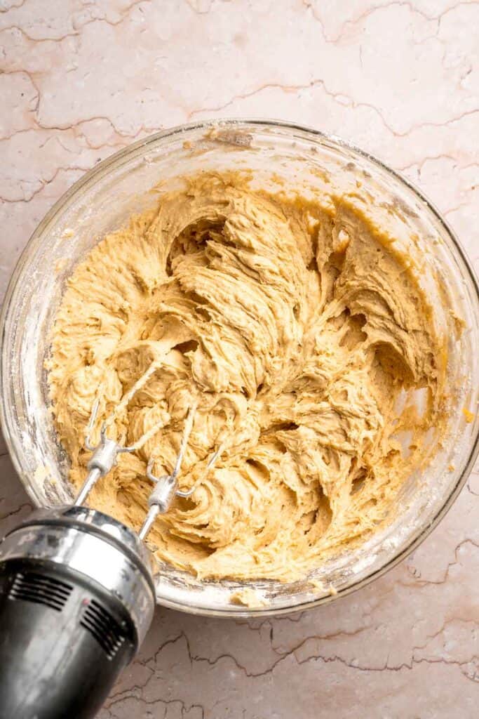 Sweet Potato Cake with Cream Cheese Frosting is soft, moist, and full of warm spice. It's a cozy fall dessert everyone will love. | aheadofthyme.com