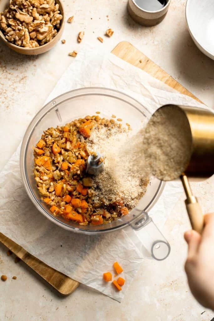 Vegetarian Meatloaf made with lentils, mushrooms, vegetables, and walnuts is hearty, flavorful, and satisfying with a sweet tangy glaze. | aheadofthyme.com