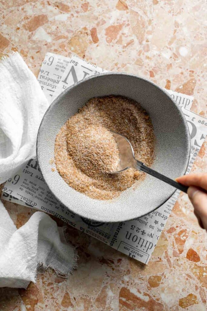 Overnight vanilla bean French toast casserole with buttery topping, perfect make ahead breakfast for holidays, brunch, and cozy weekends. | aheadofthyme.com