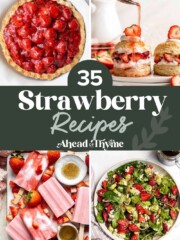 Discover 35 of the best strawberry recipes including pies, cobblers, muffins, smoothies, salads, popsicles, cheesecake, and more summer favorites.