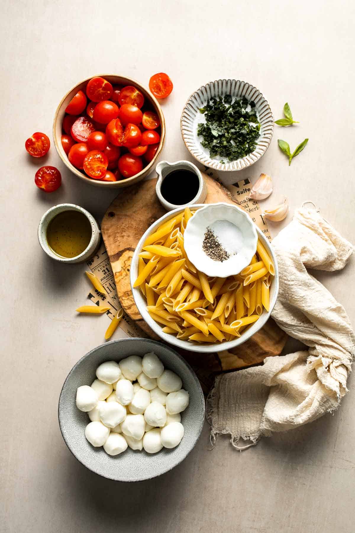 Absolutely. This recipe can be served warm, room temperature, or chilled. When served cold, it becomes a delicious Caprese pasta salad that's perfect for picnics, potlucks, and summer gatherings.